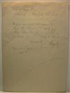 (ARTISTS.) STIEGLITZ, ALFRED. Brief Autograph Letter Signed, "Stieglitz," to art critic Henry McBride, in pencil:
